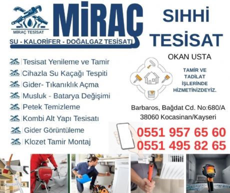 Kocasinan Su Kaçağı Tespiti